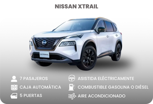 Nissan X-Trail Automático 7 puestos